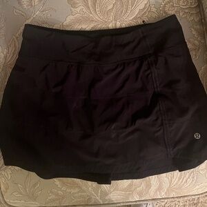 Lululemon Black Tennis Skirt (with shorts)